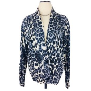 {Chico’s} Silk Blend Wild Sadie Cardigan Sweater
